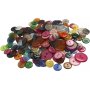 Knoopmix - 2 gaten - gemengde kleuren - 800 st