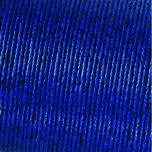Koord gewaxt katoen - blauw