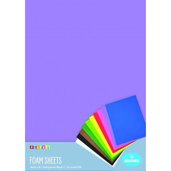 Decoratief rubber - Zachte platen 10 st