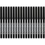 Colortime potloden - zwart - 2 mm - 18 st