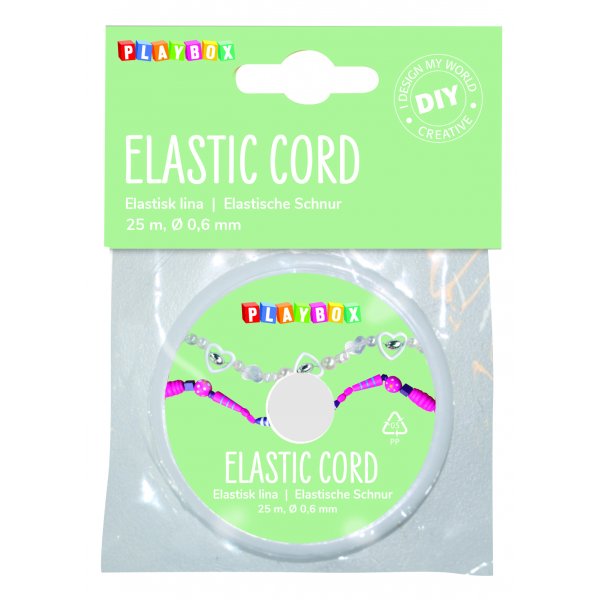 Elastisch koord 0,6 mm - Transparant - Meerdere lengtes!