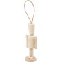 Figuur met ophangkoord - hout