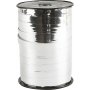 Cadeaukoord - metallic zilver - glanzend - 250 m