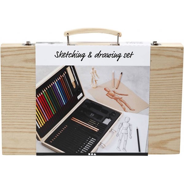 Schets en tekening - gemengde kleuren Schets en tekening - gemengde kleuren