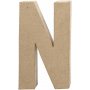 Kartonnen letter - N - 5 cm