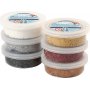 Foam Clay - bruine harmonie - metallic - 6 x 14 gr