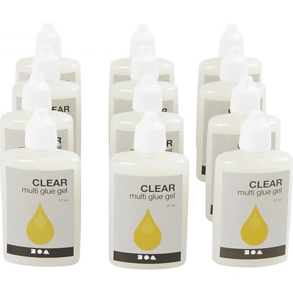 Heldere multilijmgel - 12 x 27 ml Heldere multilijmgel - 12 x 27 ml