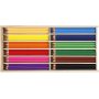 Kleurpotloden - 3 mm - gemengde kleuren - 144 st