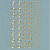 Halfkralen acryl zelfklevend 3 5 7 mm - goud briljant 72-pack rond