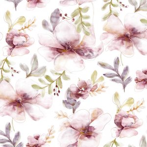 Oliezeil met aquarelmotief - Roze Oliezeil met aquarelmotief - Roze