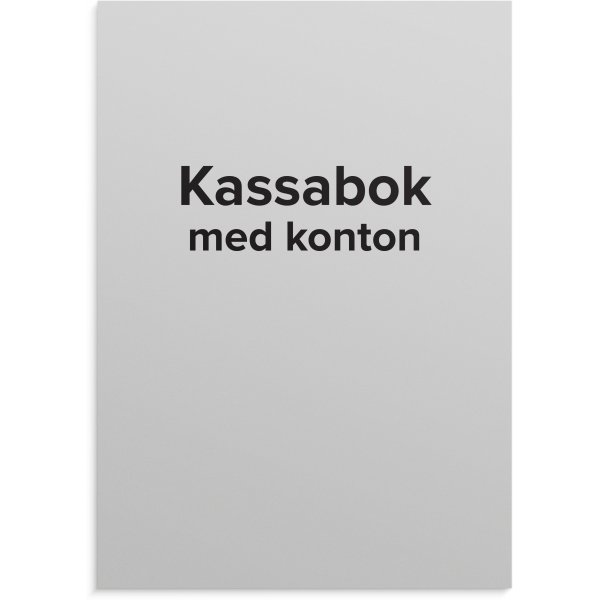 Kasboek met rekeningen - A5