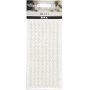 Halve parels - wit - 144 st