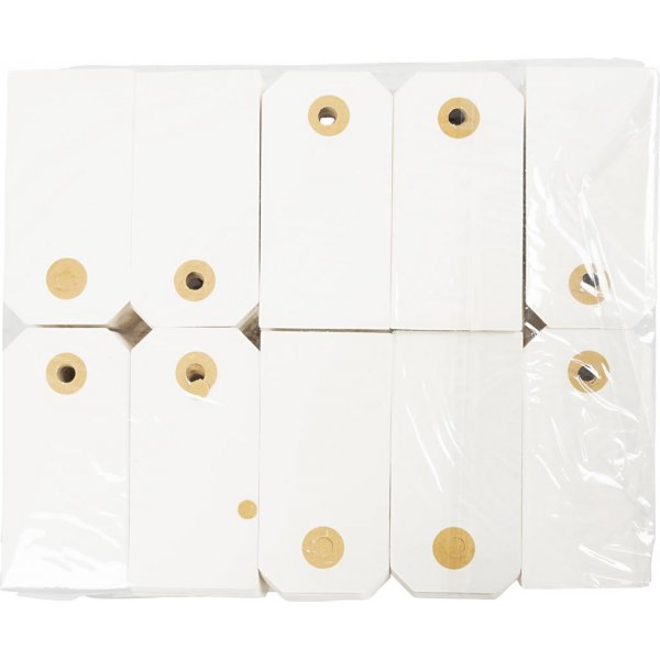 Manilastiften - crème - 4 x 8 cm - 1000 st Manilastiften - crème - 4 x 8 cm - 1000 st