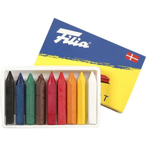 Filia oliepastelkrijtjes - 9 st