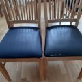 Klant imago Imitatie nappaleer Donkerblauw - 140 cm