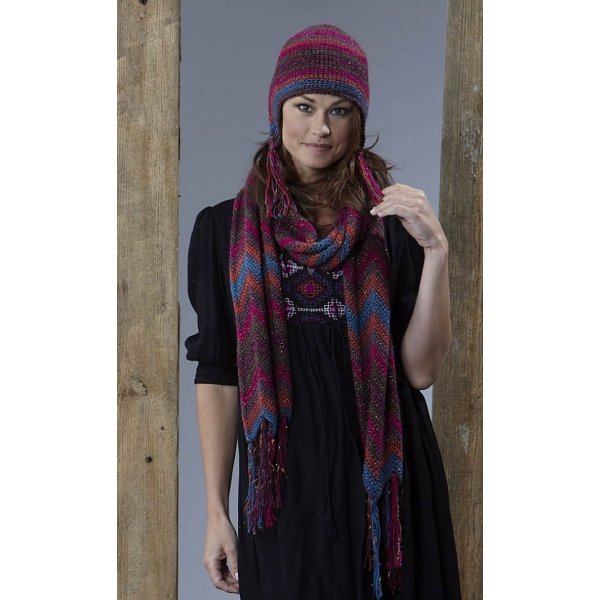 Haakpatroon - Gehaakte muts, sjaal en omslagdoek