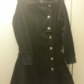 Klant imago Imitatie nappaleer Zwart - 140 cm
