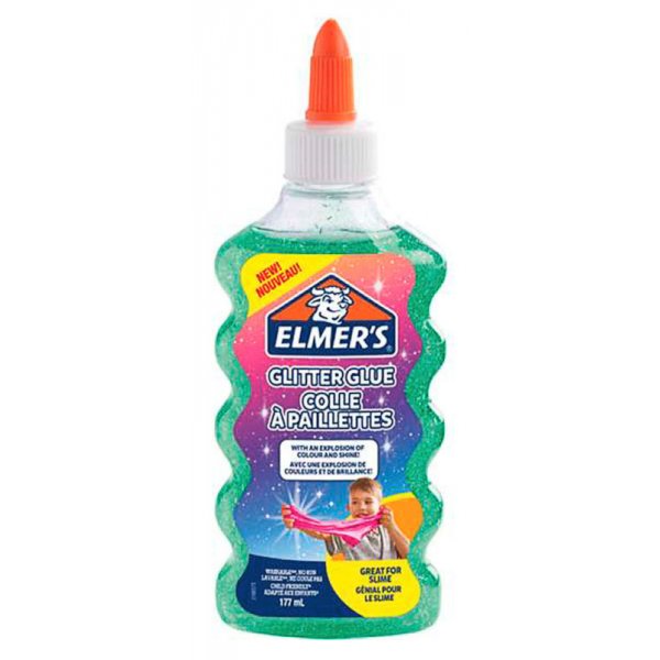 Lijm Elmer's - Glitterlijm - Groen - 177 ml