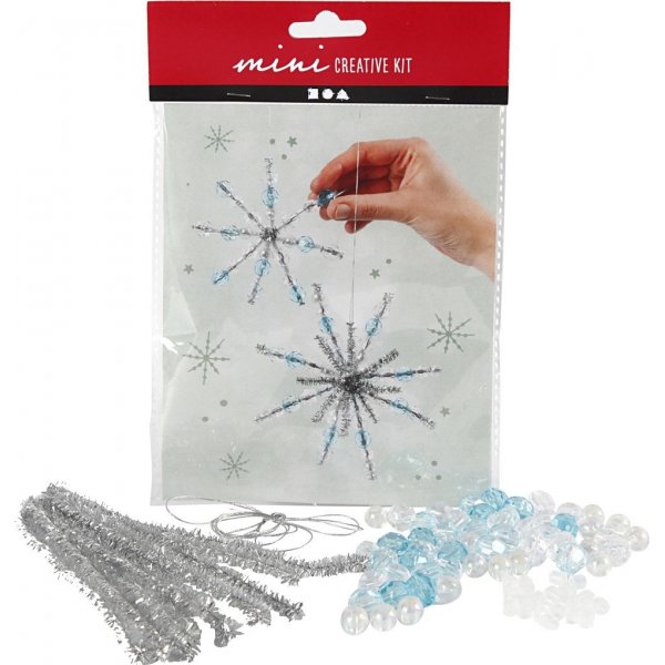 Mini DIY Kit - ijskristallen/sneeuwvlokken