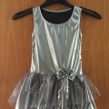 Klant imago Glanzende Jersey stof Zilver - 145 cm