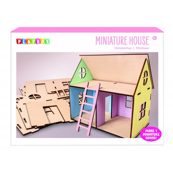 Knutselset - Miniatuurhuis Knutselset - Miniatuurhuis
