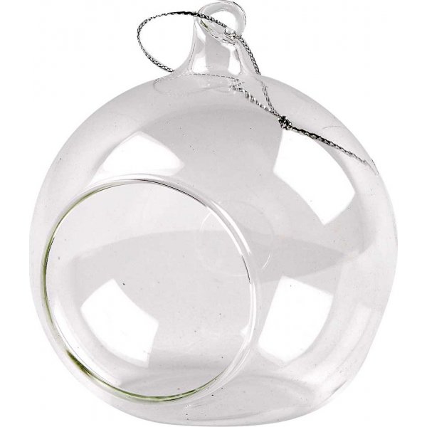 Glazen bol met gaten - 6 st