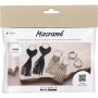 Mini DIY Kit Macram, oorbellen