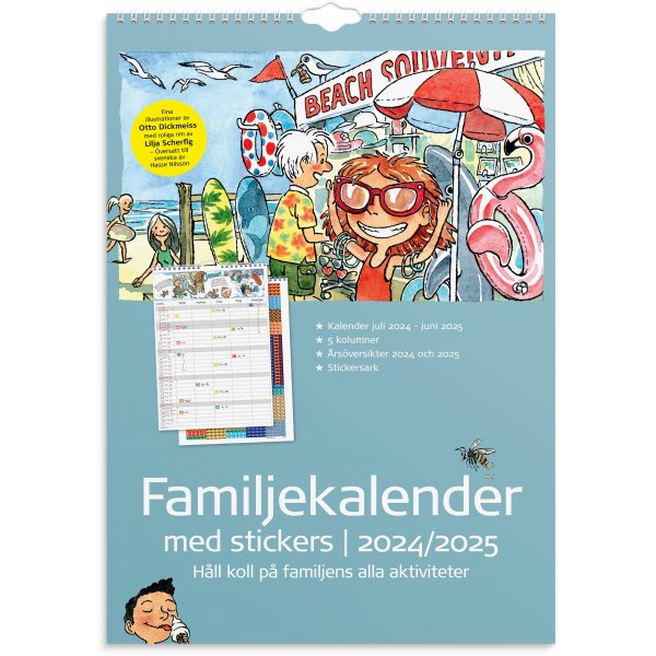 Familiekalender 24/25 - Stickers