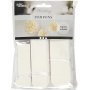 Papieren pompons - wit - 3 st
