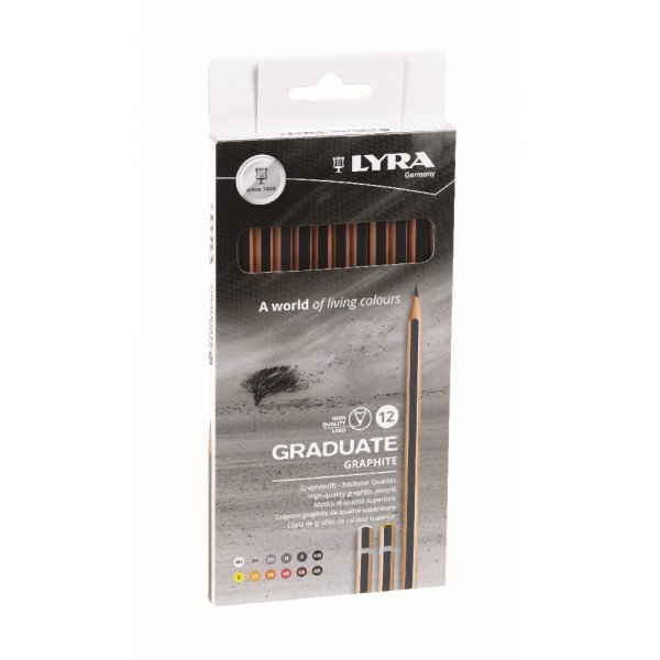 Grafietpotloden Lyra Graduate - 12-pack