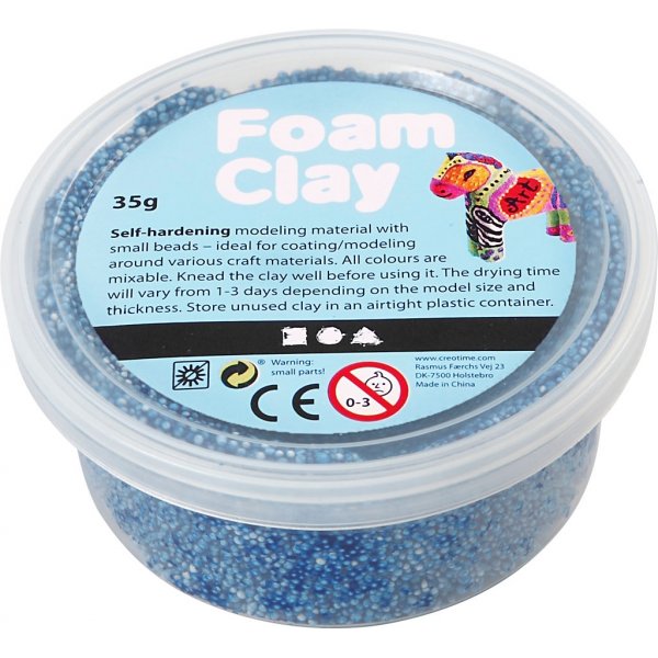 Foam Clay - blauw - 35 gr