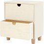 Bureau op pootjes met 2 lades