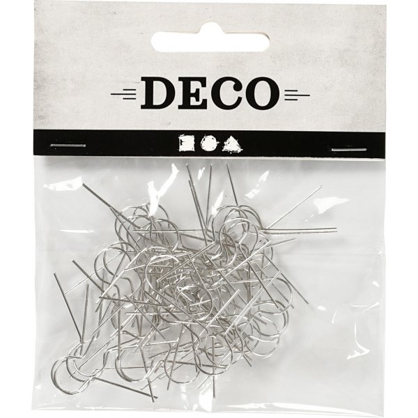 Ophanghaken - verzilverd - 50 st