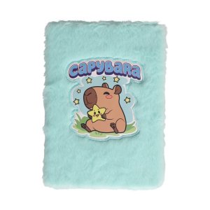 Notitieboekje met pluizige capibara-print, A5-formaat - gelinieerde pagina's Notitieboekje met pluizige capibara-print, A5-formaat - gelinieerde pagina's