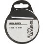 Satijnen lint - wit - B3 mm - 15 m