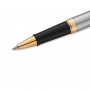 Rollerball Pen Waterman Hmisphre - Roestvrij staal Gouden Rand - Fijn Zwart