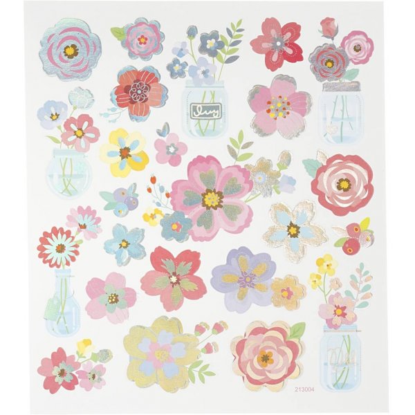 Stickers - lentebloemen Stickers - lentebloemen