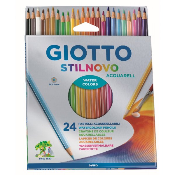 Aquarelpotloden Giotto Stilnovo - 24-pack