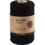 Macramgaren - zwart - 2 mm - 198 m