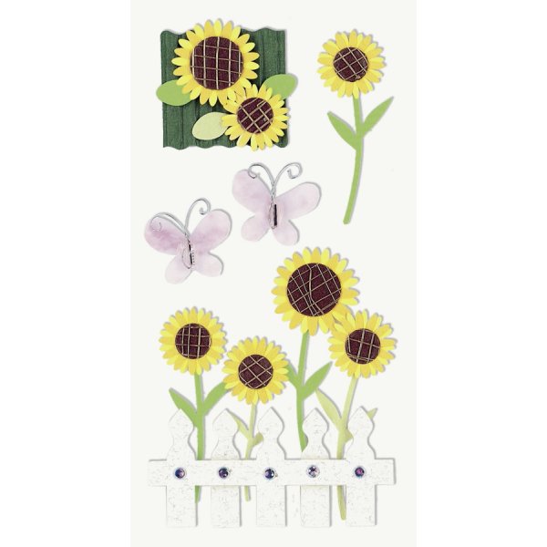 Stickermix - Zonnebloemen