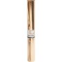 Leerpapier - rosgoud - effen, folie - 1 m