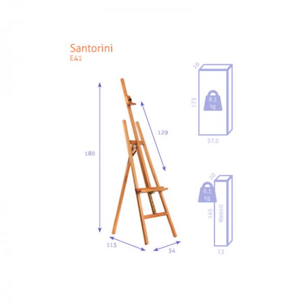 Schildersezel - Studio A-Frame N41 - Santorini - KIT