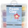 Foam Clay Grote gemengde kleuren - 8 x 20 g