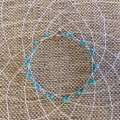 Klant imago Houten kralen 4 mm - turkoois 150 st. gatdiameter 1,5 mm