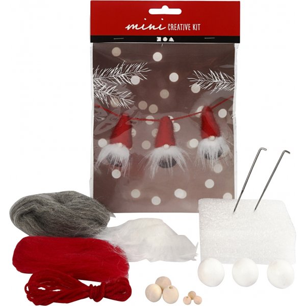 Mini DIY Kit - Kerstmannen aan een touwtje