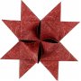 Sterstroken - rood - wit - 18 cm - 40 stroken