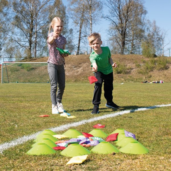 Erwtenzakjes met cijfers