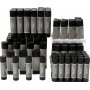 Transparante lijmstiften - diverse maten - 96 st