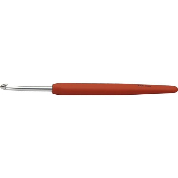 Haaknaald - oranje - nr. 4