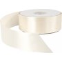Satijnen lint - crme - B38 mm - 50 m